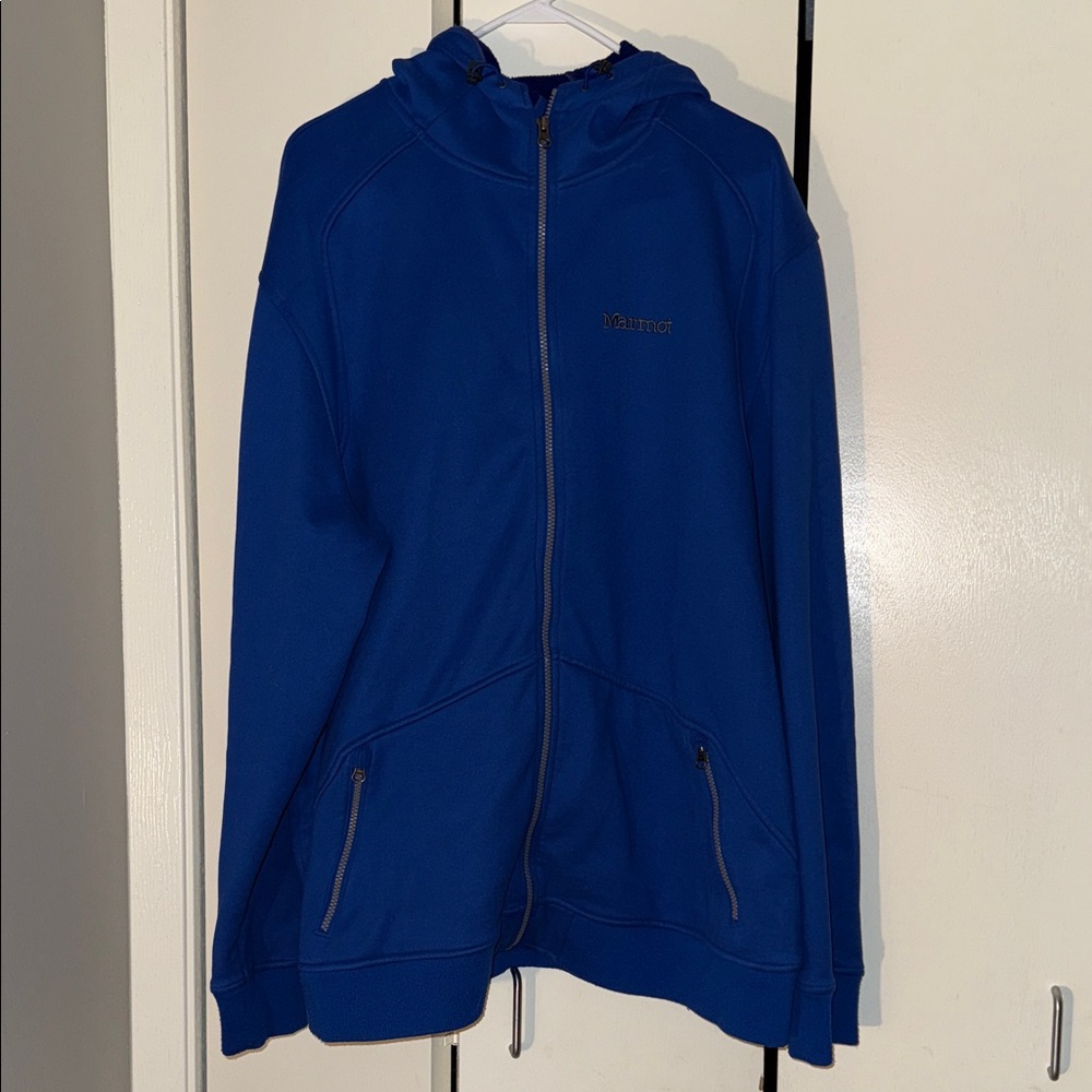 Marmot Royal Blue Zip-Up Jacket